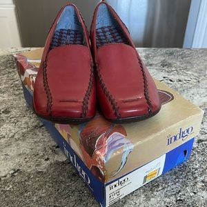 Indigo by Clark 81226 7.5 M Pomegranate Garcia Red woman’s shoes